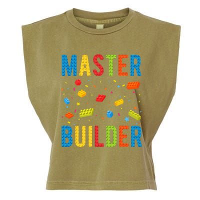 Master Builder Building Blocks Brick Builder Garment-Dyed Women's Muscle Tee