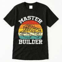 Master Builder Building Blocks Brick Toy Master Builder Tall T-Shirt