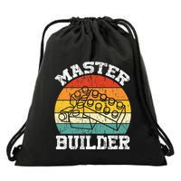 Master Builder Building Blocks Brick Toy Master Builder Drawstring Bag