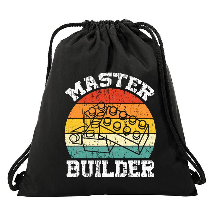 Master Builder Building Blocks Brick Toy Master Builder Drawstring Bag