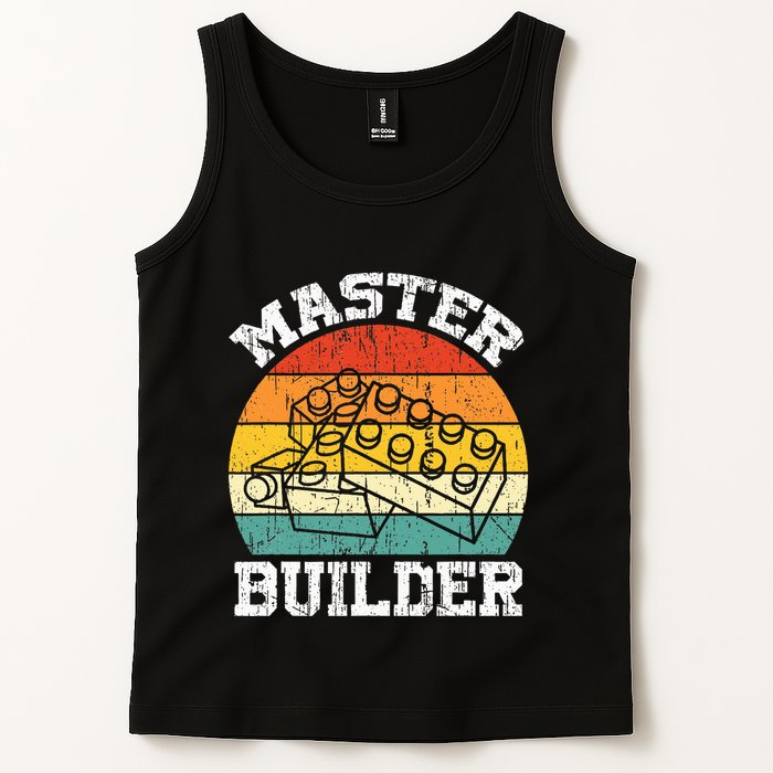 Master Builder Building Blocks Brick Toy Master Builder Tank Top