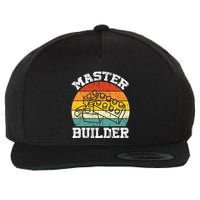 Master Builder Building Blocks Brick Toy Master Builder Wool Snapback Cap
