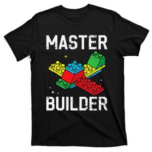 Master Builder Building Blocks Brick Toy T-Shirt