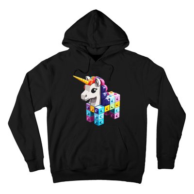 Master Builder Bricks Blocks Play Toy.s Unicorn Hoodie