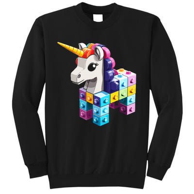 Master Builder Bricks Blocks Play Toy.s Unicorn Sweatshirt