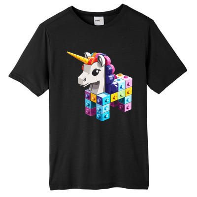 Master Builder Bricks Blocks Play Toy.s Unicorn Tall Fusion ChromaSoft Performance T-Shirt