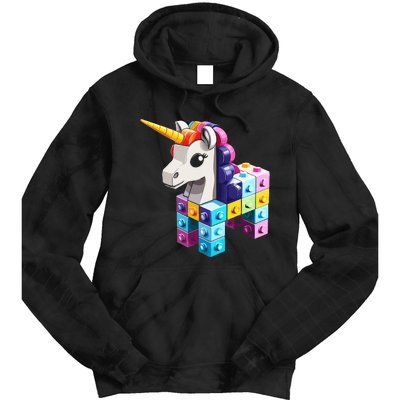 Master Builder Bricks Blocks Play Toy.s Unicorn Tie Dye Hoodie