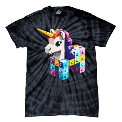 Master Builder Bricks Blocks Play Toy.s Unicorn Tie-Dye T-Shirt