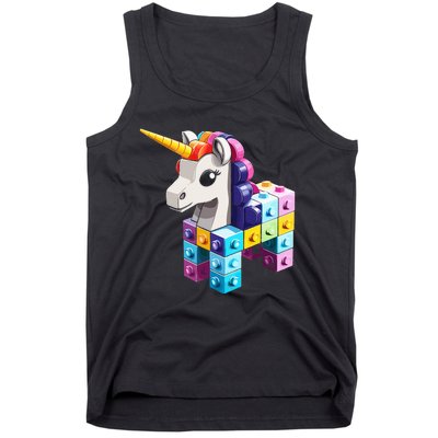 Master Builder Bricks Blocks Play Toy.s Unicorn Tank Top