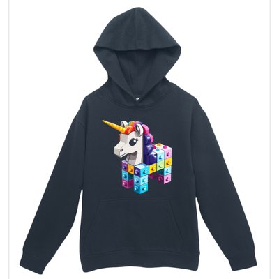 Master Builder Bricks Blocks Play Toy.s Unicorn Urban Pullover Hoodie