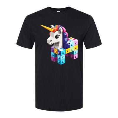 Master Builder Bricks Blocks Play Toy.s Unicorn Softstyle CVC T-Shirt