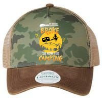 My Broom Broke So Now I Go Camping Legacy Tie Dye Trucker Hat