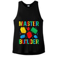 Master Builder Building Blocks Brick Toy Master Builder Ladies PosiCharge Tri-Blend Wicking Tank