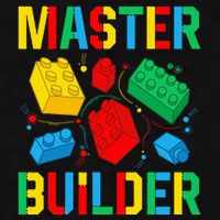 Master Builder Building Blocks Brick Toy Master Builder Ladies PosiCharge Tri-Blend Wicking Tank