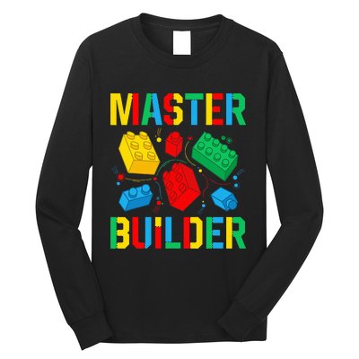 Master Builder Building Blocks Brick Toy Master Builder Long Sleeve Shirt