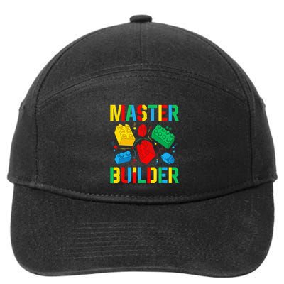 Master Builder Building Blocks Brick Toy Master Builder 7-Panel Snapback Hat