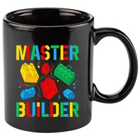 Master Builder Building Blocks Brick Toy Master Builder 11oz C Handle Ceramic Mug