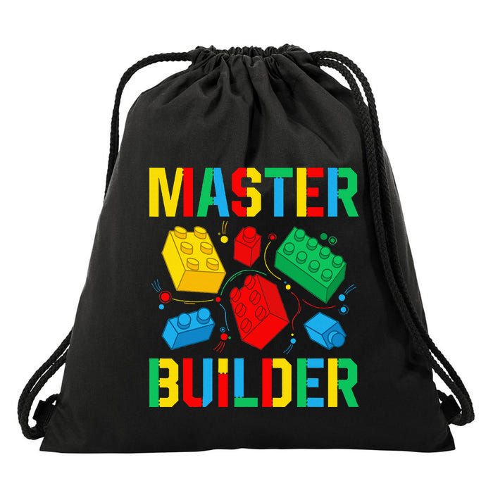 Master Builder Building Blocks Brick Toy Master Builder Drawstring Bag
