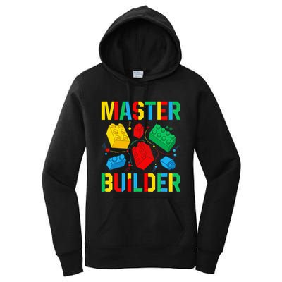 Master Builder Building Blocks Brick Toy Master Builder Women's Pullover Hoodie