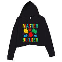 Master Builder Building Blocks Brick Toy Master Builder Crop Fleece Hoodie