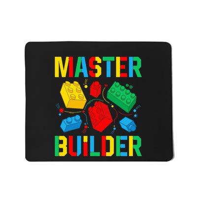 Master Builder Building Blocks Brick Toy Master Builder Mousepad