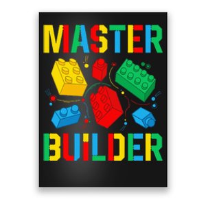 Master Builder Building Blocks Brick Toy Master Builder Poster