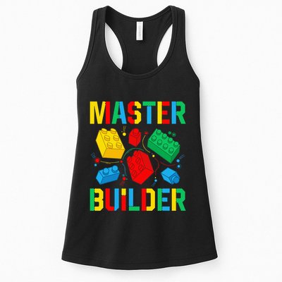 Master Builder Building Blocks Brick Toy Master Builder Womens Tank Top