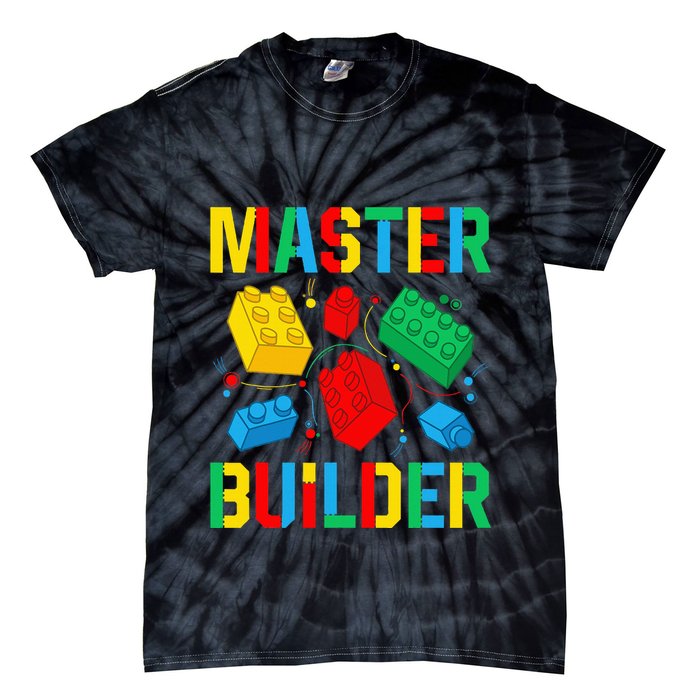 Master Builder Building Blocks Brick Toy Master Builder Tie-Dye T-Shirt