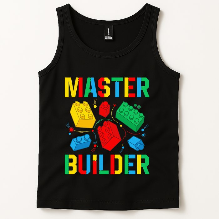 Master Builder Building Blocks Brick Toy Master Builder Tank Top
