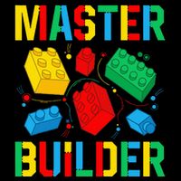 Master Builder Building Blocks Brick Toy Master Builder Toddler T-Shirt