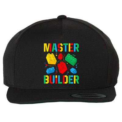 Master Builder Building Blocks Brick Toy Master Builder Wool Snapback Cap