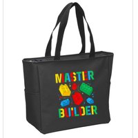 Master Builder Building Blocks Brick Toy Master Builder Zip Tote Bag
