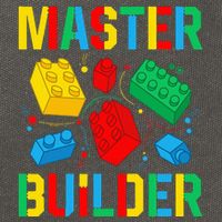 Master Builder Building Blocks Brick Toy Master Builder Cotton Canvas Backpack