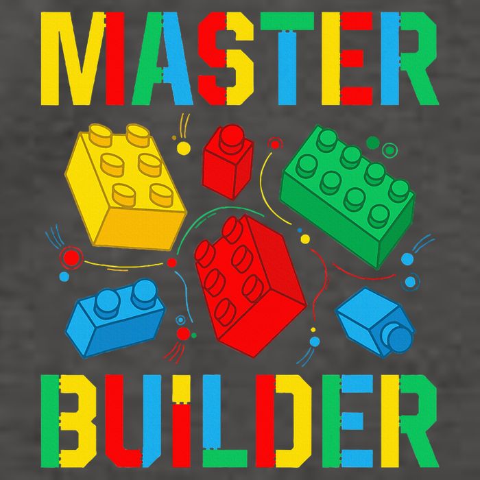 Master Builder Building Blocks Brick Toy Master Builder Vector Backpack