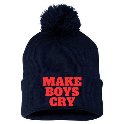 Make B.O.Y.S Cry Pom Pom 12in Knit Beanie