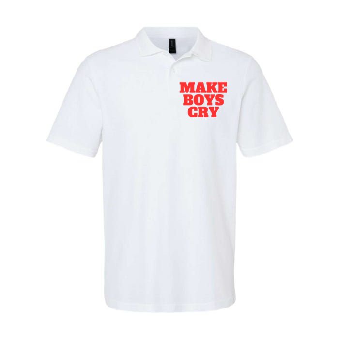 Make B.O.Y.S Cry Softstyle Adult Sport Polo