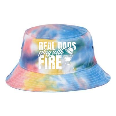 Men BBQ Chef Dad Fathers Day Grill Grilling Master Papa Grandpa Tie Dye Newport Bucket Hat