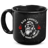 Monkey Bad Choices Make Good Stories 15oz Campfire Ceramic Mug
