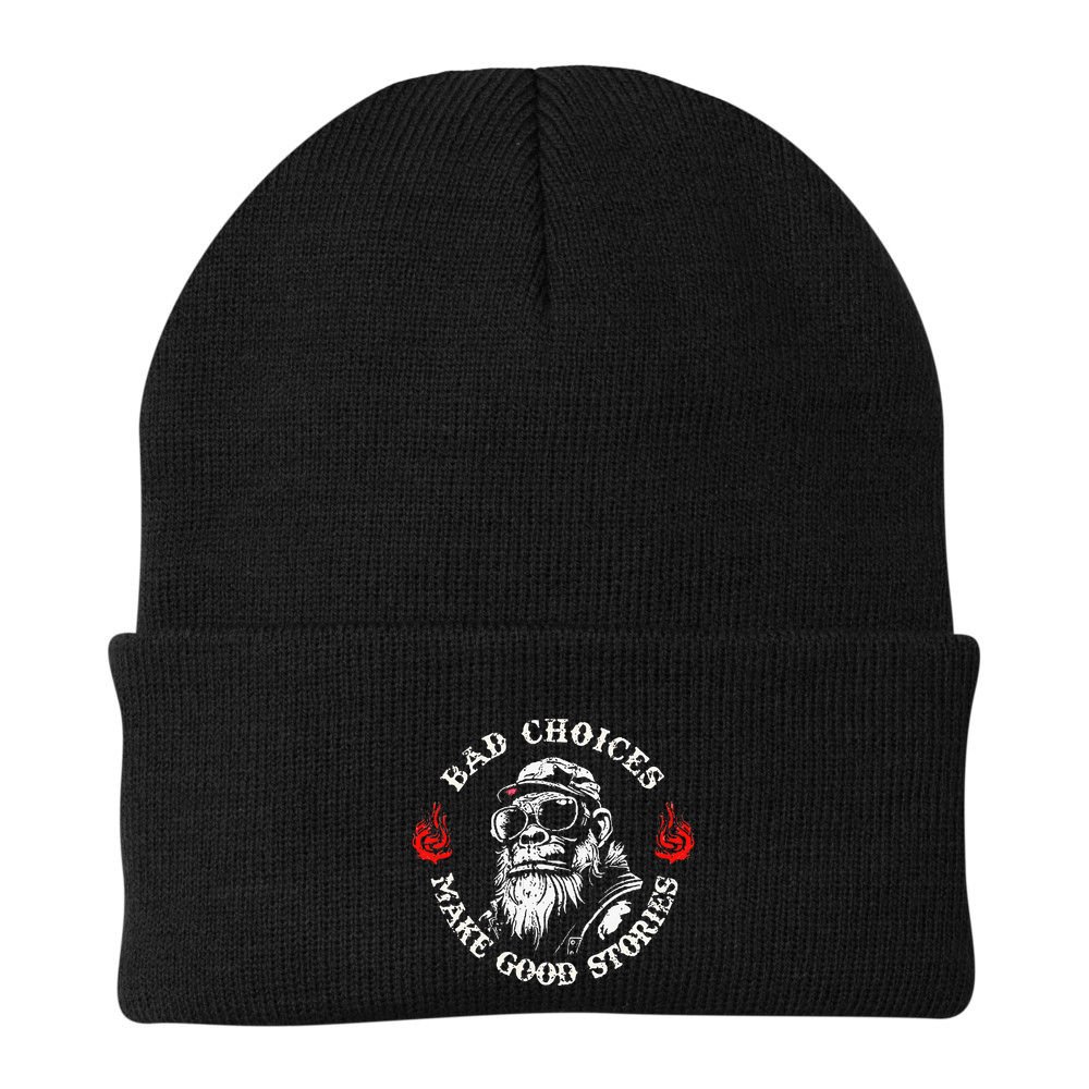 Monkey Bad Choices Make Good Stories Beanie