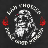 Monkey Bad Choices Make Good Stories Golf Towel