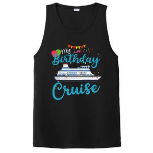 My Birthday Cruise Ship Vacation Party Cruising Anniversary PosiCharge Competitor Tank