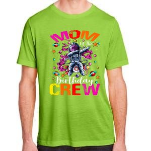 Mom Birthday Crew Astronaut Space Planets Gift Adult ChromaSoft Performance T-Shirt