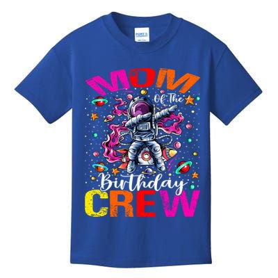 Mom Birthday Crew Astronaut Space Planets Gift Kids T-Shirt
