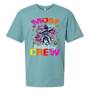 Mom Birthday Crew Astronaut Space Planets Gift Sueded Cloud Jersey T-Shirt