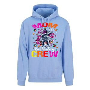 Mom Birthday Crew Astronaut Space Planets Gift Unisex Surf Hoodie