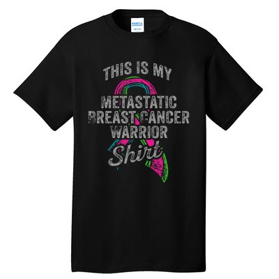 Metastatic Breast Cancer Awareness Warrior Tall T-Shirt