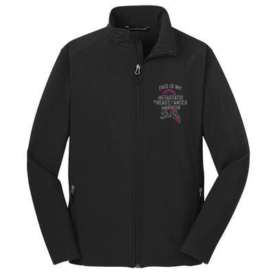 Metastatic Breast Cancer Awareness Warrior Core Soft Shell Jacket