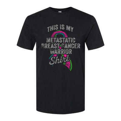 Metastatic Breast Cancer Awareness Warrior Softstyle CVC T-Shirt