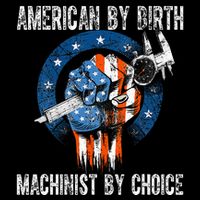 Machinist By Choice American Usa Flag Cnc Machine Operator Mousepad