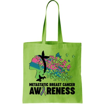 Metastatic Breast Cancer Awareness Butterflies Bag